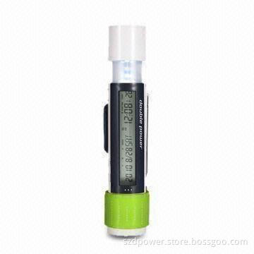4-in-1 LED Torch/Lantern World Time Alarm Clock/FM Radio, Electronic Volume Control (Travel Clock)